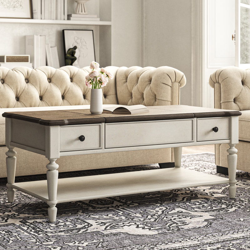 Kelly Clarkson Home Ornithogale Lift Top Extendable Coffee Table with